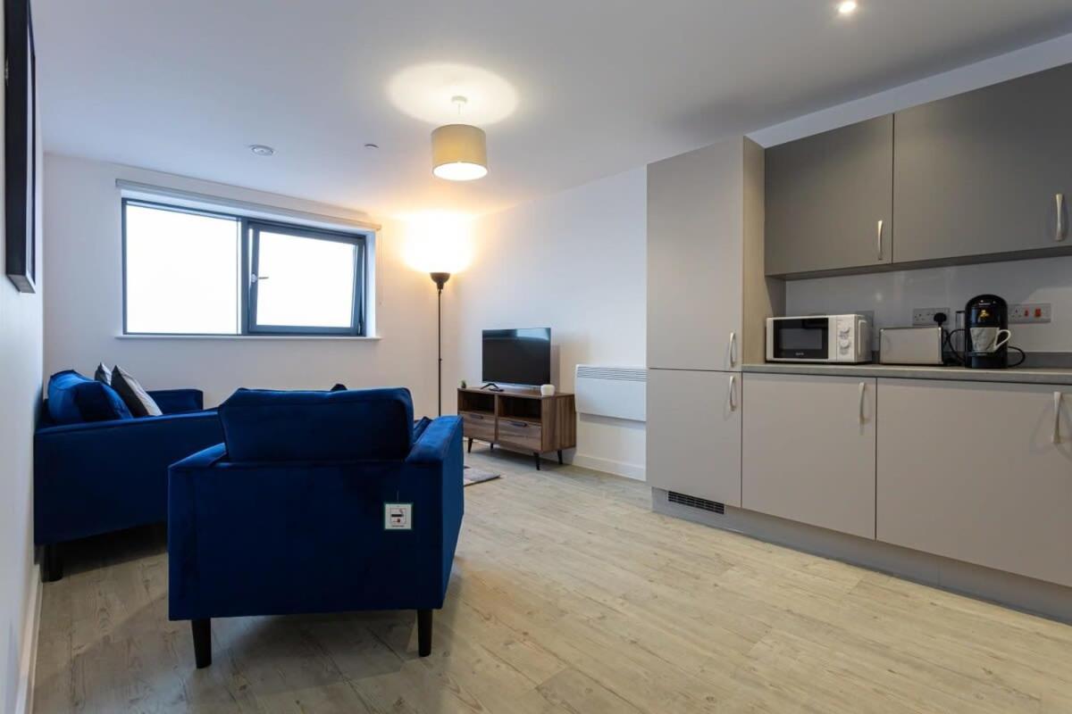 Modern 2 Bed Salford Apartment Stunning Views 맨체스터 외부 사진